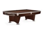 Brunswick Gold Crown VI 9ft American Pool Table With Drop Pocket - Two Tone Walnut and Espresso - Image 10