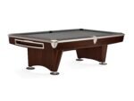 Brunswick Gold Crown VI 9ft American Pool Table With Drop Pocket - Two Tone Walnut and Espresso - Image 6