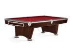 Brunswick Gold Crown VI 9ft American Pool Table With Drop Pocket - Two Tone Walnut and Espresso - Image 12