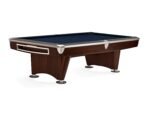 Brunswick Gold Crown VI 9ft American Pool Table With Drop Pocket - Two Tone Walnut and Espresso - Image 14