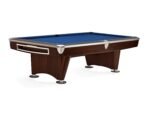 Brunswick Gold Crown VI 9ft American Pool Table With Drop Pocket - Two Tone Walnut and Espresso - Image 15