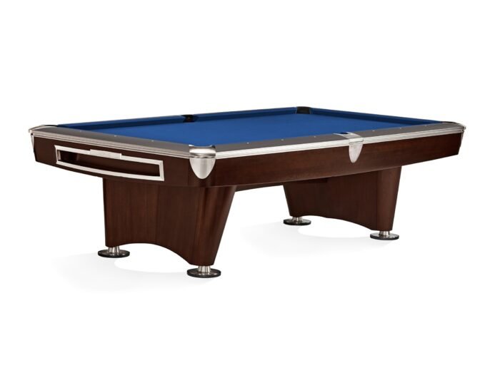 Brunswick Gold Crown VI 9ft American Pool Table With Drop Pocket - Two Tone Walnut and Espresso - Image 15