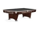 Brunswick Gold Crown VI Tournament Edition 9ft American Pool Table With Drop Pocket - Two Tone Walnut and Espresso - Image 4