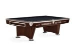 Brunswick Gold Crown VI Tournament Edition 9ft American Pool Table With Drop Pocket - Two Tone Walnut and Espresso - Image 6