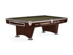 Brunswick Gold Crown VI Tournament Edition 9ft American Pool Table With Drop Pocket - Two Tone Walnut and Espresso - Image 12