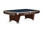 Brunswick Gold Crown VI Tournament Edition 9ft American Pool Table With Drop Pocket - Two Tone Walnut and Espresso - Image 13