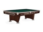 Brunswick Gold Crown VI Tournament Edition 9ft American Pool Table With Drop Pocket - Two Tone Walnut and Espresso - Image 15