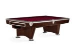 Brunswick Gold Crown VI 8ft American Pool Table With Gully Return - Two Tone Walnut and Espresso - Image 16