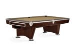 Brunswick Gold Crown VI 8ft American Pool Table With Gully Return - Two Tone Walnut and Espresso - Image 21