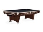 Brunswick Gold Crown VI Tournament Edition 9ft American Pool Table With Gully Return - Two Tone Walnut and Espresso - Image 8