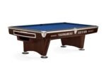 Brunswick Gold Crown VI Tournament Edition 9ft American Pool Table With Gully Return - Two Tone Walnut and Espresso - Image 12
