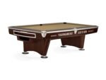 Brunswick Gold Crown VI Tournament Edition 9ft American Pool Table With Gully Return - Two Tone Walnut and Espresso - Image 6