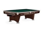 Brunswick Gold Crown VI Tournament Edition 9ft American Pool Table With Gully Return - Two Tone Walnut and Espresso - Image 15
