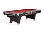 Brunswick Gold Crown VI Tournament Edition 9ft American Pool Table With Gully - Matte Black - Image 3