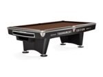 Brunswick Gold Crown VI Tournament Edition 9ft American Pool Table With Gully - Matte Black - Image 5