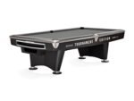 Brunswick Gold Crown VI Tournament Edition 9ft American Pool Table With Gully - Matte Black - Image 7