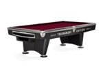 Brunswick Gold Crown VI Tournament Edition 9ft American Pool Table With Gully - Matte Black - Image 9