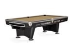 Brunswick Gold Crown VI Tournament Edition 9ft American Pool Table With Gully - Matte Black - Image 14