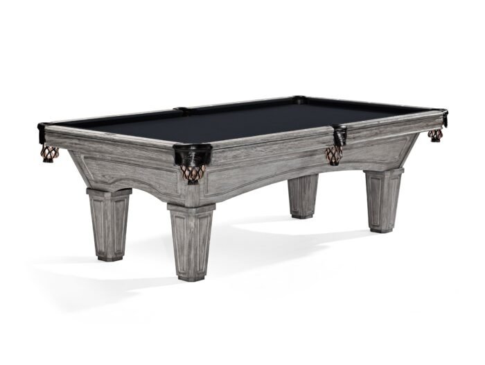 Brunswick Glenwood 8ft American Pool Table with Tapered Leg - Rustic Grey - Image 12