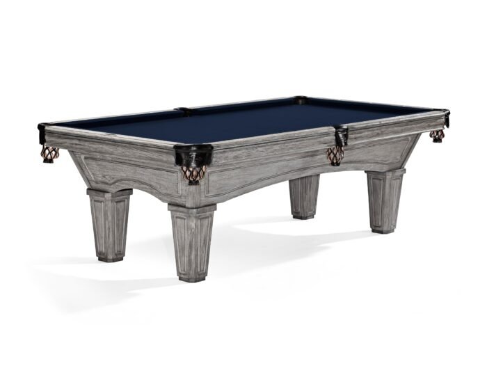 Brunswick Glenwood 8ft American Pool Table with Tapered Leg - Rustic Grey - Image 16