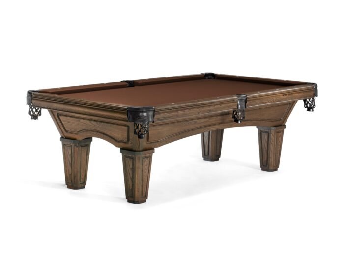 Brunswick Glenwood 7ft American Pool Table with Tapered Leg - Coffee - Image 8