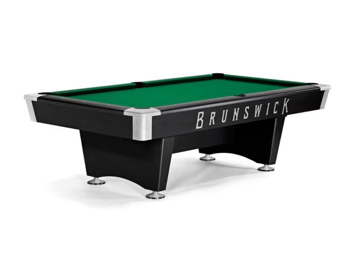 Brunswick Black Wolf Pro 8ft American Pool Table With Drop Pocket - Matte Black - Image 3