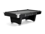 Brunswick Black Wolf Pro 8ft American Pool Table With Drop Pocket - Matte Black - Image 8