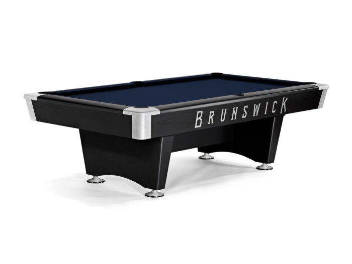 Brunswick Black Wolf Pro 8ft American Pool Table With Drop Pocket - Matte Black - Image 11