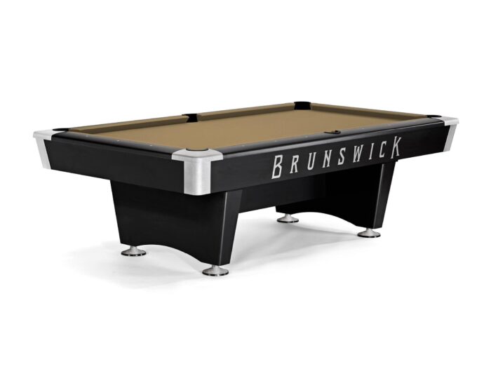 Brunswick Black Wolf Pro 8ft American Pool Table With Drop Pocket - Matte Black - Image 15