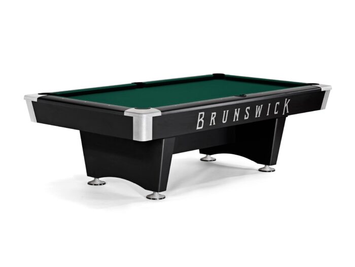 Brunswick Black Wolf Pro 8ft American Pool Table With Drop Pocket - Matte Black - Image 16