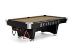 Brunswick Black Wolf Pro 9ft American Pool Table With Gully Return - Matte Black - Image 16