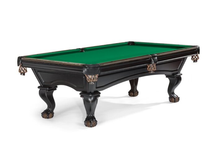 Brunswick Glenwood 8ft American Pool Table - Talon Ball And Claw Leg - Black With Coffee - Image 7