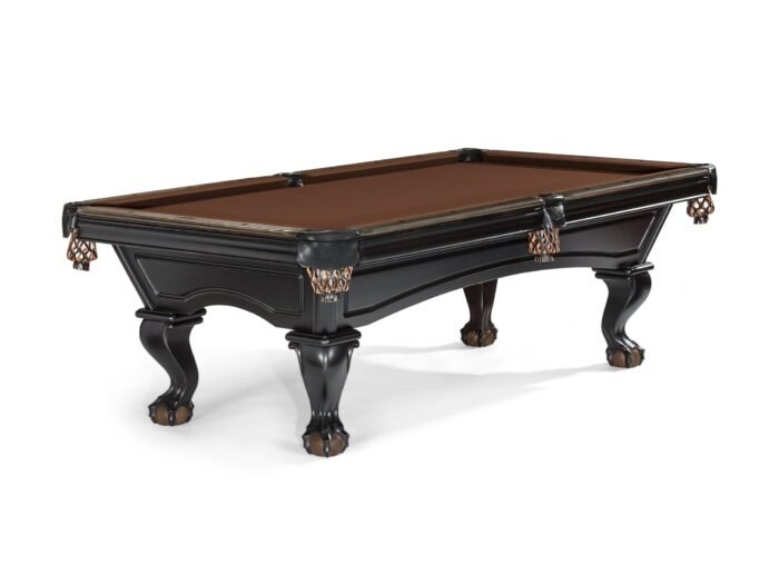 Brunswick Glenwood 8ft American Pool Table - Talon Ball And Claw Leg - Black With Coffee - Image 10