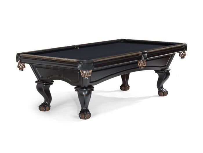 Brunswick Glenwood 8ft American Pool Table - Talon Ball And Claw Leg - Black With Coffee - Image 11
