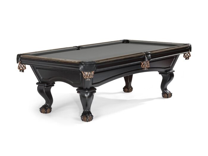 Brunswick Glenwood 8ft American Pool Table - Talon Ball And Claw Leg - Black With Coffee - Image 12