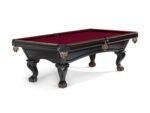 Brunswick Glenwood 8ft American Pool Table - Talon Ball And Claw Leg - Black With Coffee - Image 14