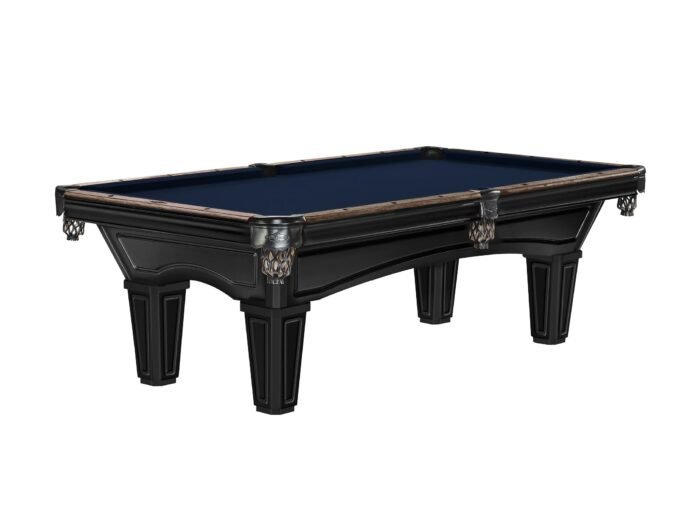 Brunswick Glenwood 7ft American Pool Table with Tapered Leg - Matt Black With Coffee - Image 10