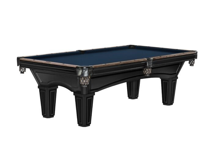 Brunswick Glenwood 7ft American Pool Table with Tapered Leg - Matt Black With Coffee - Image 13