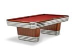 Brunswick Centennial 8ft American Pool Table With Drop Pocket - Rosewood & Chrome - Image 7