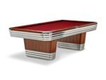 Brunswick Centennial 8ft American Pool Table With Drop Pocket - Rosewood & Chrome - Image 12