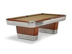 Brunswick Centennial 8ft American Pool Table With Drop Pocket - Rosewood & Chrome - Image 18