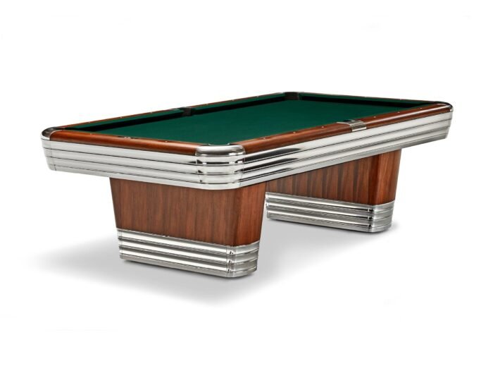 Brunswick Centennial 8ft American Pool Table With Drop Pocket - Rosewood & Chrome - Image 19