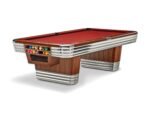 Brunswick Centennial 9ft American Pool Table With Gully - Rosewood & Chrome - Image 7