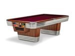 Brunswick Centennial 8ft American Pool Table With Gully - Rosewood & Chrome - Image 13