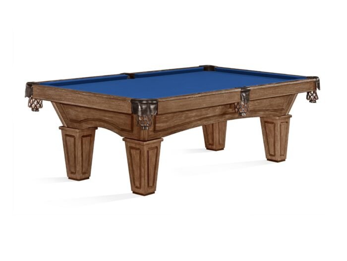 Brunswick Allenton 7ft American Pool Table with Tapered Leg - Rustic Dark Brown - Image 11