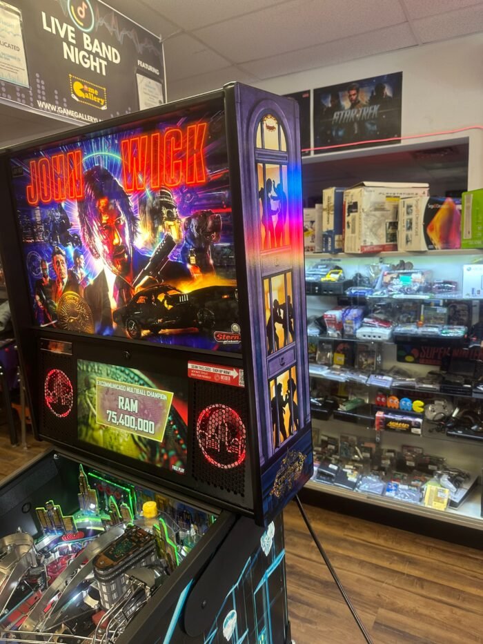 Stern Pinball John Wick Pro Pinball Machine with Upgrades - Image 2