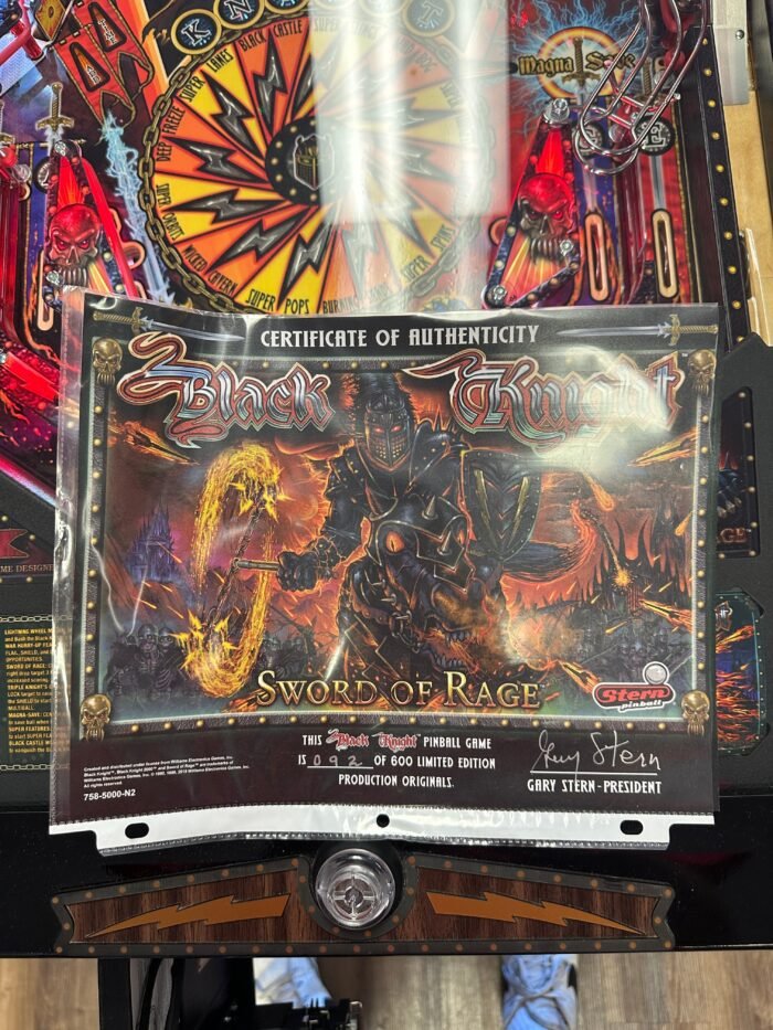 Stern Pinball Black Knight Sword of Rage Limited Edition Pinball Machine - Image 3