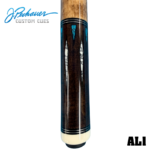 Pechauer Wood Stained Cue Stick with Inlay - AL1 - Image 2