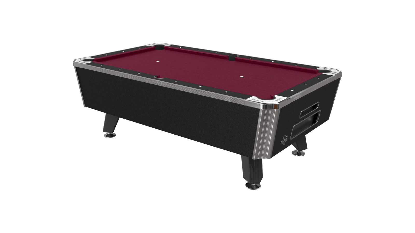 2_41e9a8fd-1594-4af8-a91f-5f1bc3000d52 Valley Panther Black Frost Pool Table - Image 1