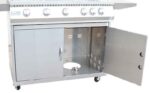 KoKoMo BBQ Grill Classic 40” 5-Burner Freestanding with Cart - 304 Stainless Steel - Image 3